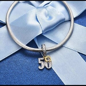 Bracelet Necklace Pandora 50th Birthday Charm Uk 50 Birthday Charm