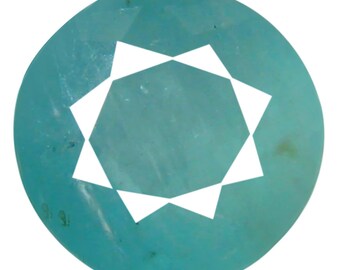 0.73 ct AAA Flashing Round Shape (6 x 6 mm) Greenish Blue Grandidierite Natural Gemstone "video link in description"