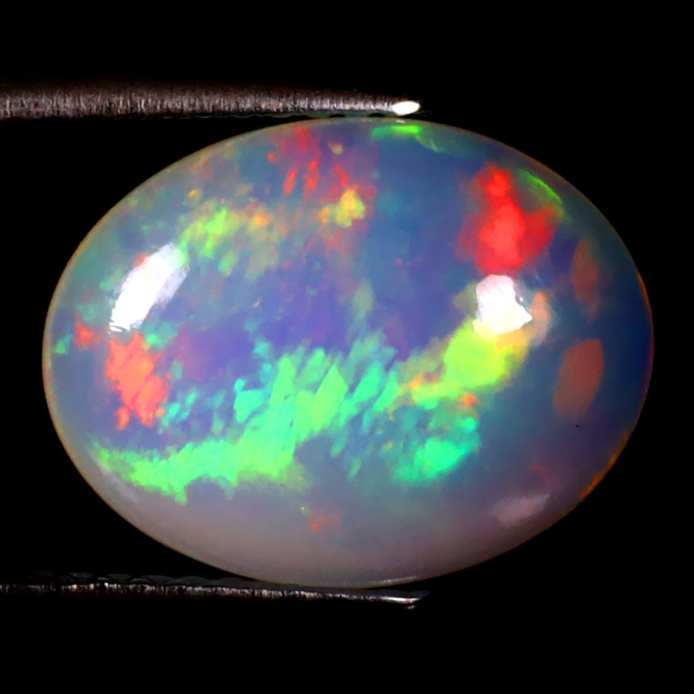 3.09 Ct Tremendous Oval Cabochon (14 X 11 Mm) Ethiopian 360 Degree