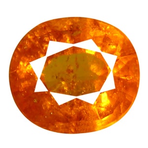 1.32 ct AAA Great looking Oval Shape (7 x 6 mm) Fanta Orange Spessartine Natural Gemstone &quot;video link in description&quot;