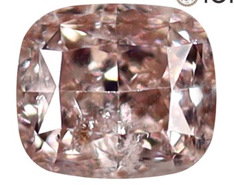 Corte de almofada inspirador com certificação IGI de 0,53 ct (5 x 4 mm) Pedra solta genuína de diamante I2 Clarity S (leve)