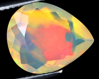 2.97 カラットの輝くペア（13 x 11 mm）未処理、未加熱の透明品質の