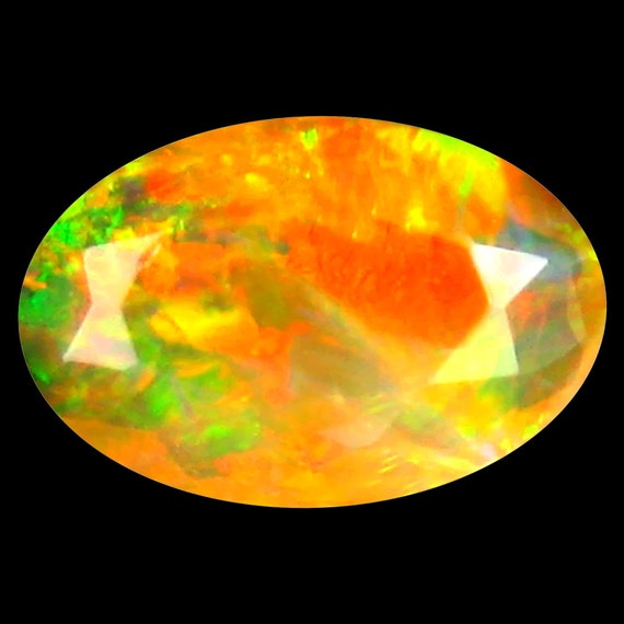 Ct Fantastic Oval (10 X Mm) Un-heated Ethiopia Rainbow Opal