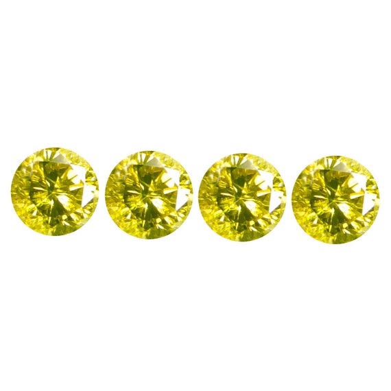 ダイヤモンド　FANCY GREENISH YELLOW 0.083ct 1.62 Ct. Fancy Gray-greenish Yellow, Natural Even, VS2 Radiant