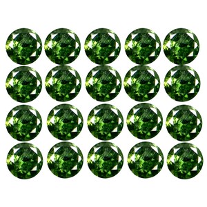 0.21 ct (20 pcs Lot) Calibrated Size 1.31 mm Round Shape Green Diamond Natural Loose Stones