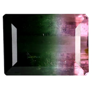 6.32 ct Eye-opening Octagon (13 x 9 mm) Unheated / Untreated Mozambique Watermelon Tourmaline Loose Gemstone