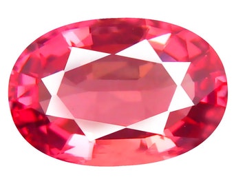 0.95 ct Super-Excellent Oval Cut (8 x 5 mm) Un-Heated Pink Tourmaline Gemstone