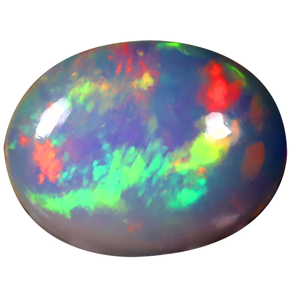 3.09 Ct Tremendous Oval Cabochon (14 X 11 Mm) Ethiopian 360 Degree