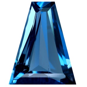 4.56 ct Beautiful Fancy (12 x 10 mm) Heated Brazilian London Blue Topaz Loose Gemstone