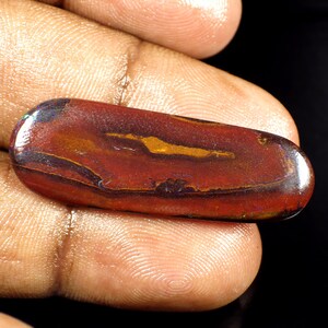 13.96 ct Fancy Shape (36 x 12 mm) Multi Color Australian Koroit Boulder Opal Natural Loose Gemstone