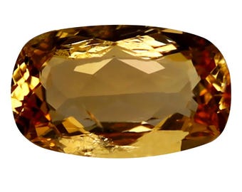 Lovely Bright Yellow Orange Imperial Topaz Gemstone, 1.62 Cts