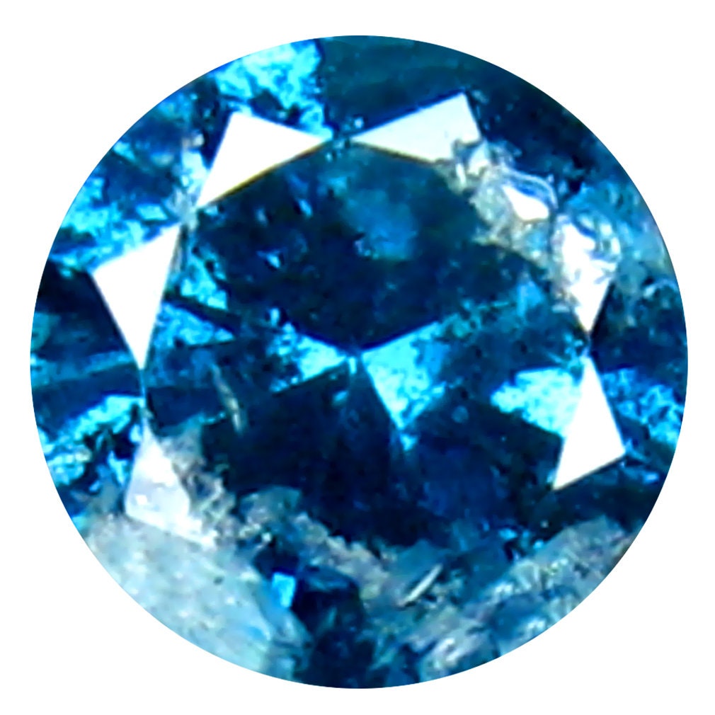 0.25 ct AAA Grade Significant Round Cut (4 x 4 mm) 100% Natural Vivid Blue Diamond Loose Diamond "video link in description"