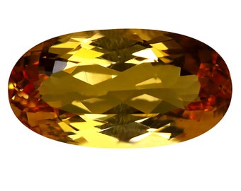 Lovely Bright Yellow Orange Imperial Topaz Gemstone, 1.62 Cts
