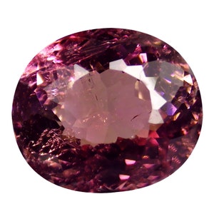 2.51 ct Marvelous Oval Cut (9 x 8 mm) Mozambique Purplish Pink Tourmaline Natural Loose Gemstone