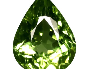 1.63 ct Valuable Pear Cut (9 x 7 mm) Mozambique Green Tourmaline Natural Loose Gemstone