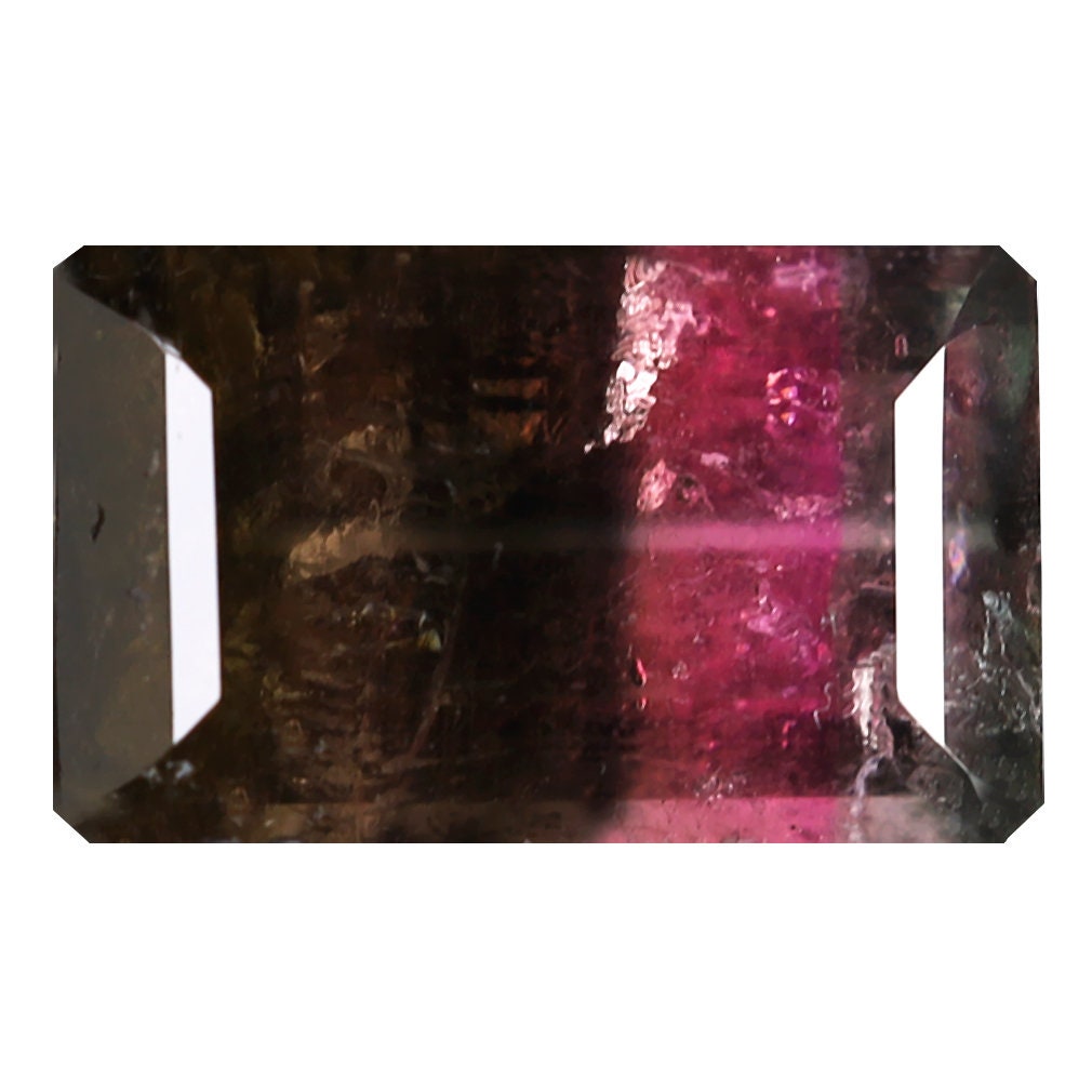 3.78 Ct Very Good Octagon Cut (12 X 7 Mm) Unheated / Untreated