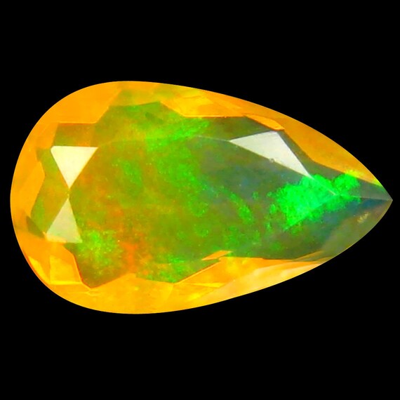 Fabulous Ethiopian Black Opal Play of Colors 1.42 Ct