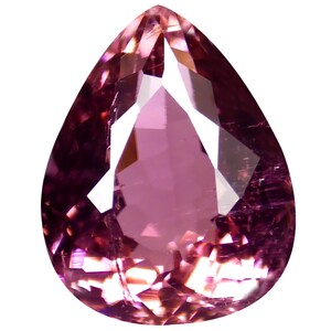 2.20 ct Fantastic Pear Cut (9 x 7 mm) Mozambique Purplish Pink Tourmaline Natural Loose Gemstone