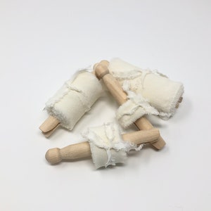 Warm White--- Chiffon Silk Ribbon, Hand Dyed Silk Ribbon, Naturally Dyed, Plant Based Dye