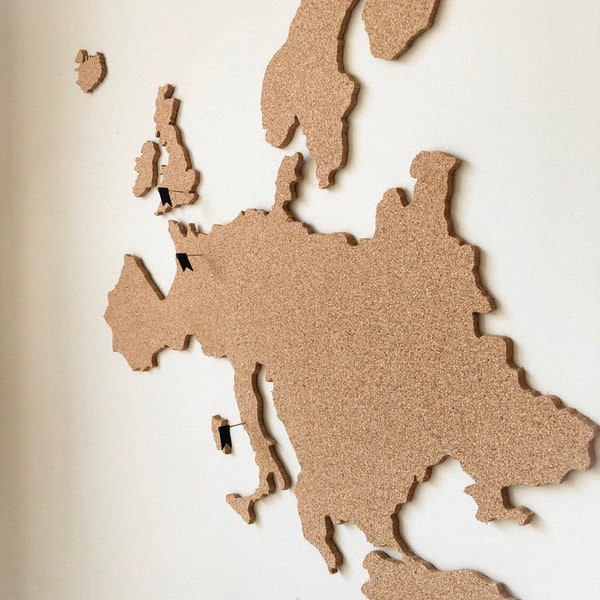 Cork map Europe