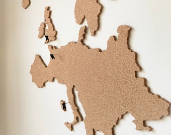 Cork map Europe