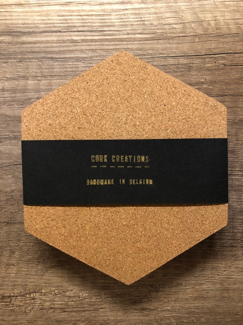 Cork Bulletin Board set of 5 Hexagons Etsy UK