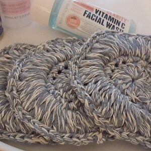 Face Scrubbies | Zero Waste | Washable/Reusable | Cotton Pads | 100% Upcycled Denim/Cotton