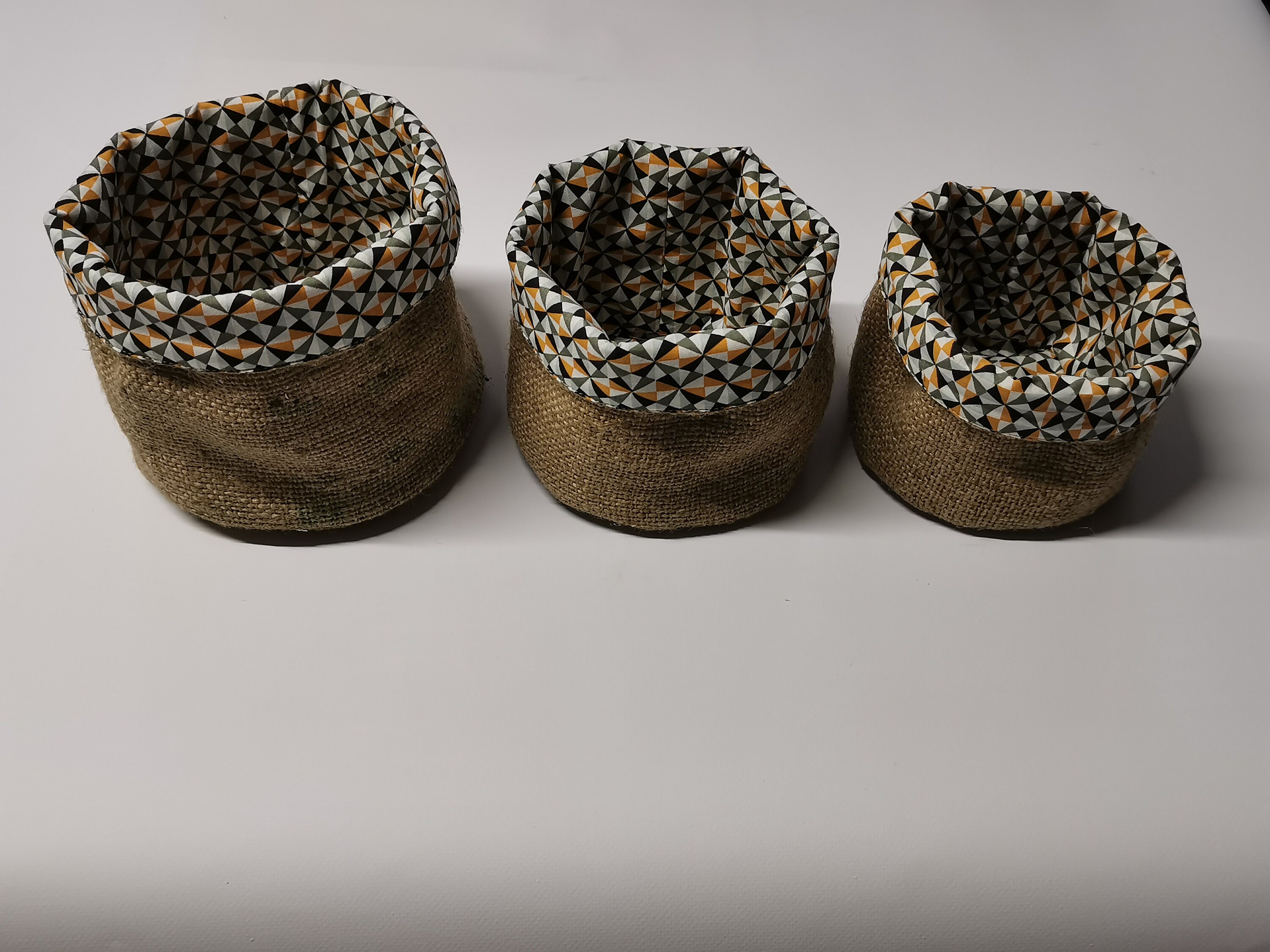 Lot de 3 Paniers Rangement en Gigogne