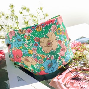 Liberty of London Headband, Meadow Song Tana Lawn Wide Headband, Liberty Flower Print Wide Headband, Women Cotton Wide Headband, Mother Day