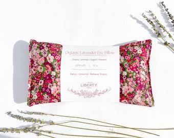 Liberty of London Weight Eye Pillow, Lavender Flaxseed Eye Pillow, Cotton Yoga Eye Pillow, Christmas Gift Under 30 Dollars