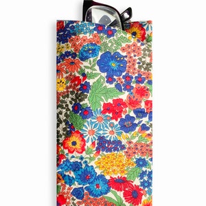 Liberty of London Eyeglass Case, Margaret Annie Tana Lawn Cotton, Handmade Fabric Eyeglass Case, Liberty Fabric Eyewear Case,