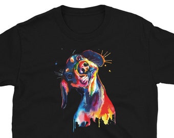 Colorful Dachshund Shirt, Dog Lover Shirt Daschund Tshirt Dog Owner Shirt Daschund gift Sausage Dog Gift Cute Doxie dachshund mom