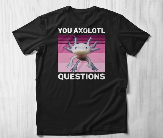 Vintage Axolotl Shirt Sunset Vintage Axolotl Shirt Sunset