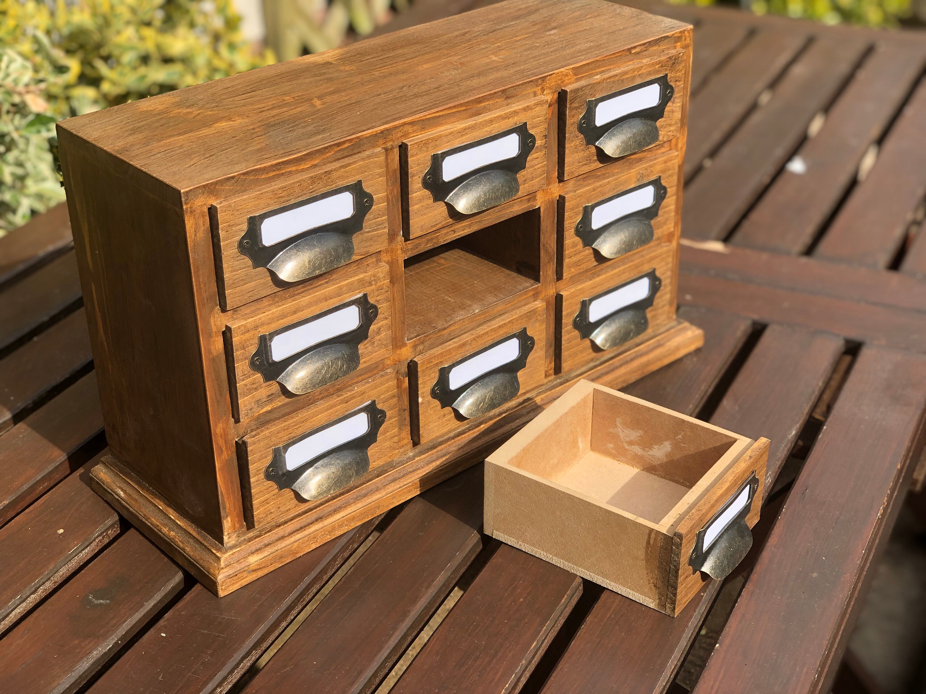 Apothecary style 9 drawer chest make to order Etsy