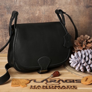 Westernsatteltasche | Umhängetasche aus Leder | Umhängetasche | Alltagstasche | Schwarze Tasche Frauen | Geburtstagsgeschenk | Geschenk für sie | Weihnachtsgeschenk