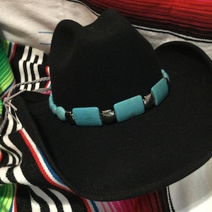 Turquoise bead  hatband