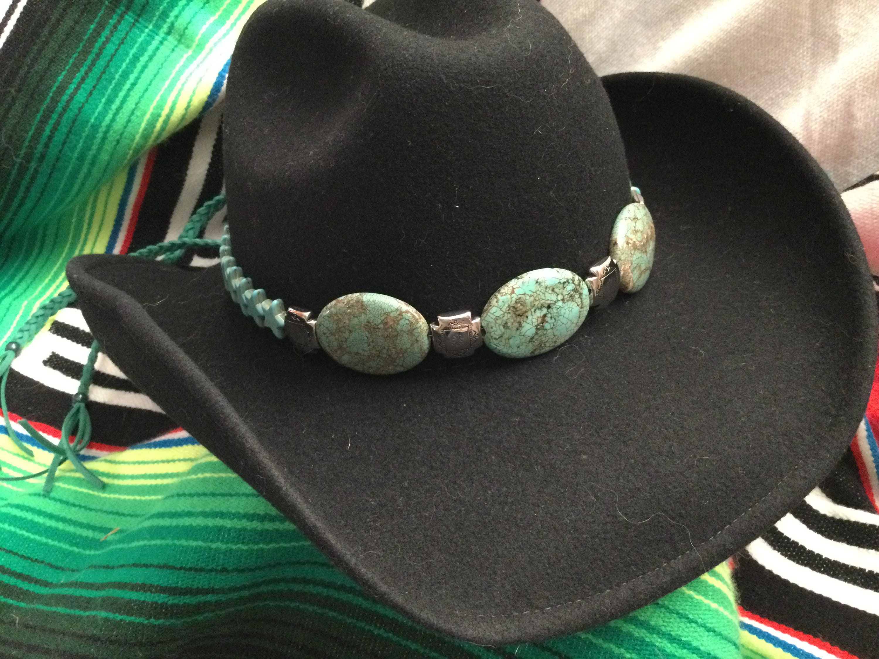 Stars and Oval Turquoise Bead Hatband - Etsy