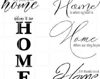 Home sign bundle, farmhouse style