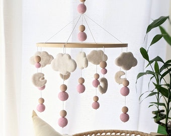 Mobile For Baby Mobile With Cloud Mobile With Moon Baby Etsy Mobile For Baby Mobile With Cloud Mobile With Moon Baby Etsy