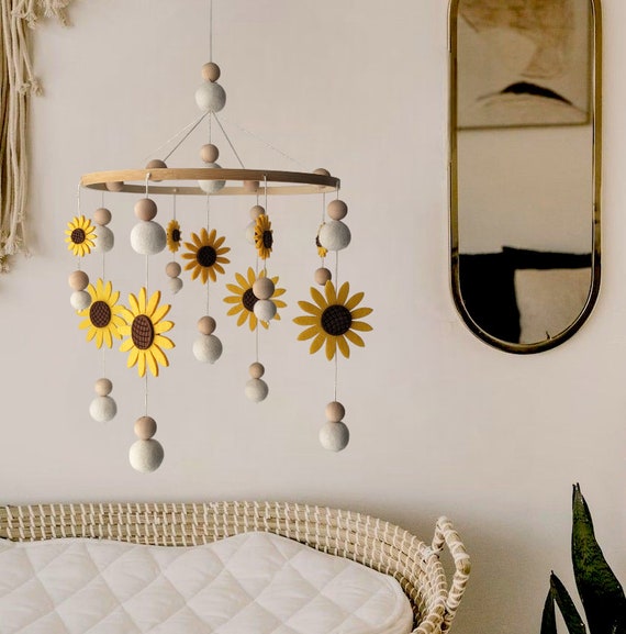 Sunflower baby mobile 2025