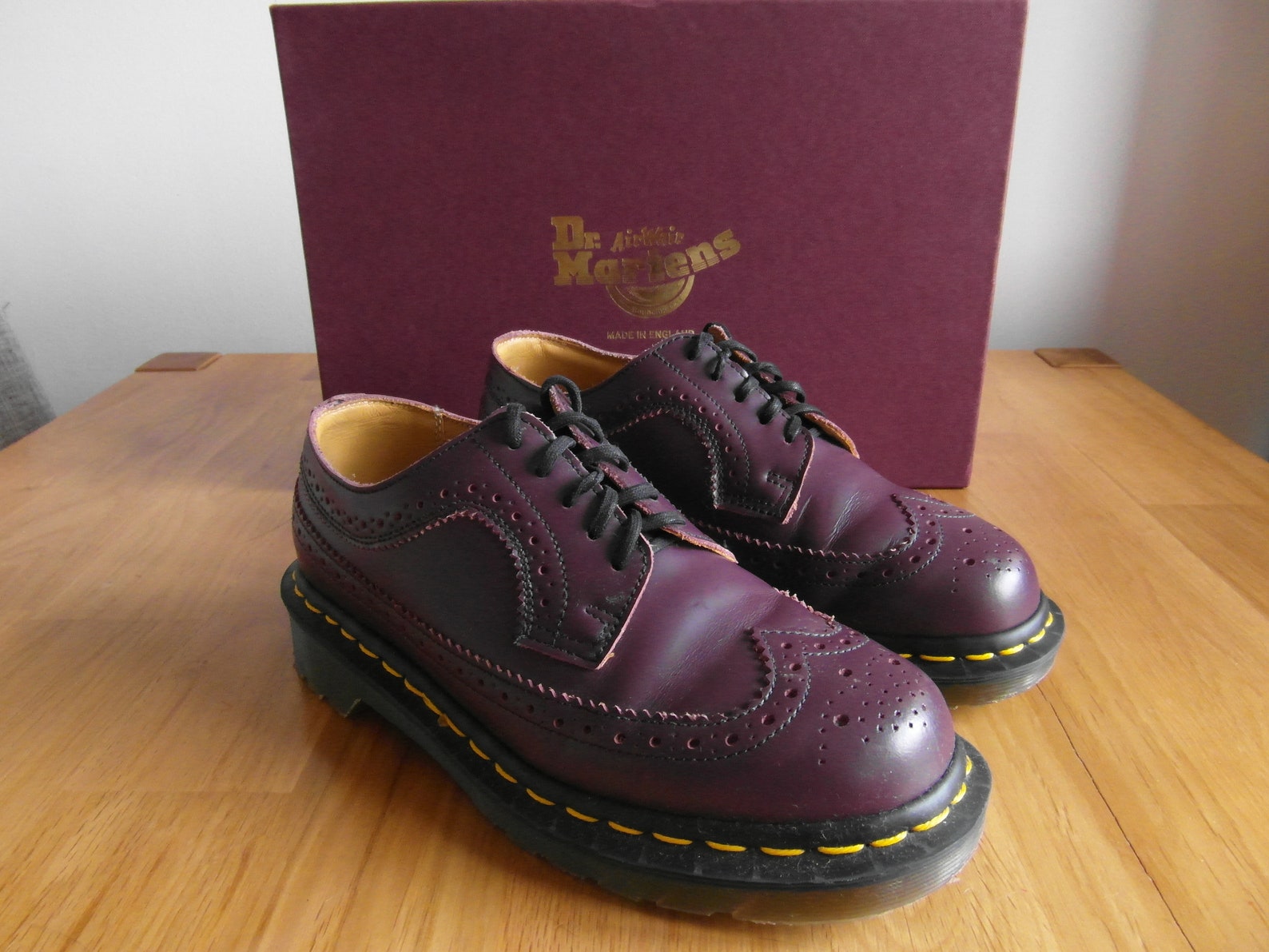 vintage dr martens made in england