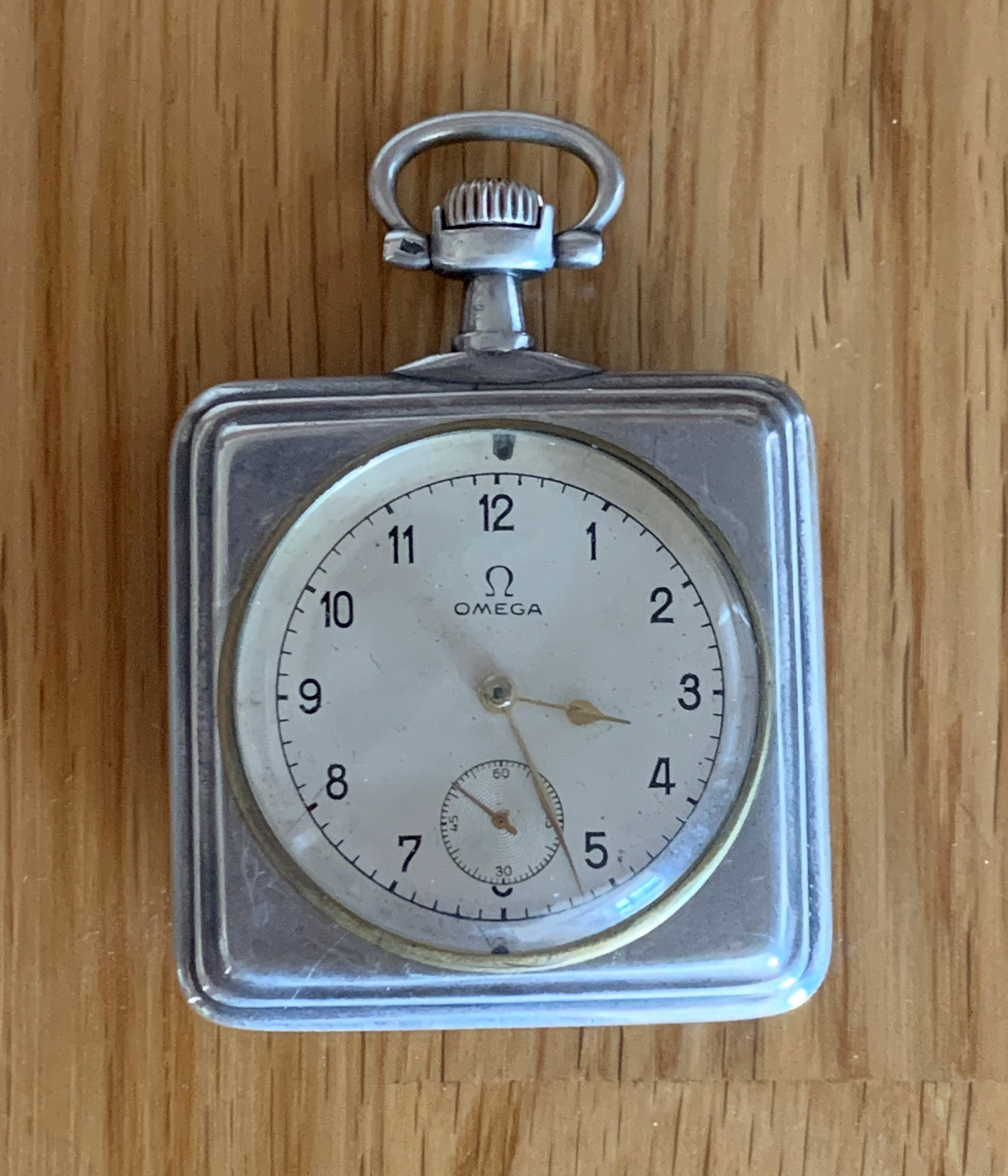 1902 Omega 835 Silver Pocket Watch With 
