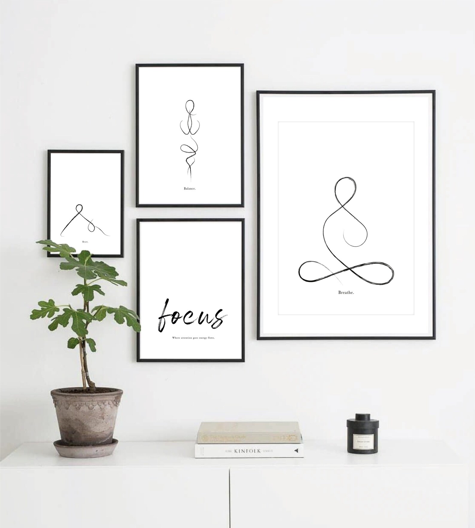 Yoga Wall Art Yoga Studio Décor Yoga Art Print Affiche Etsy