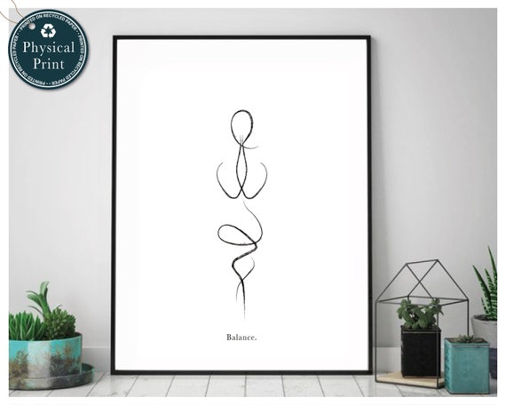 yoga wall decor