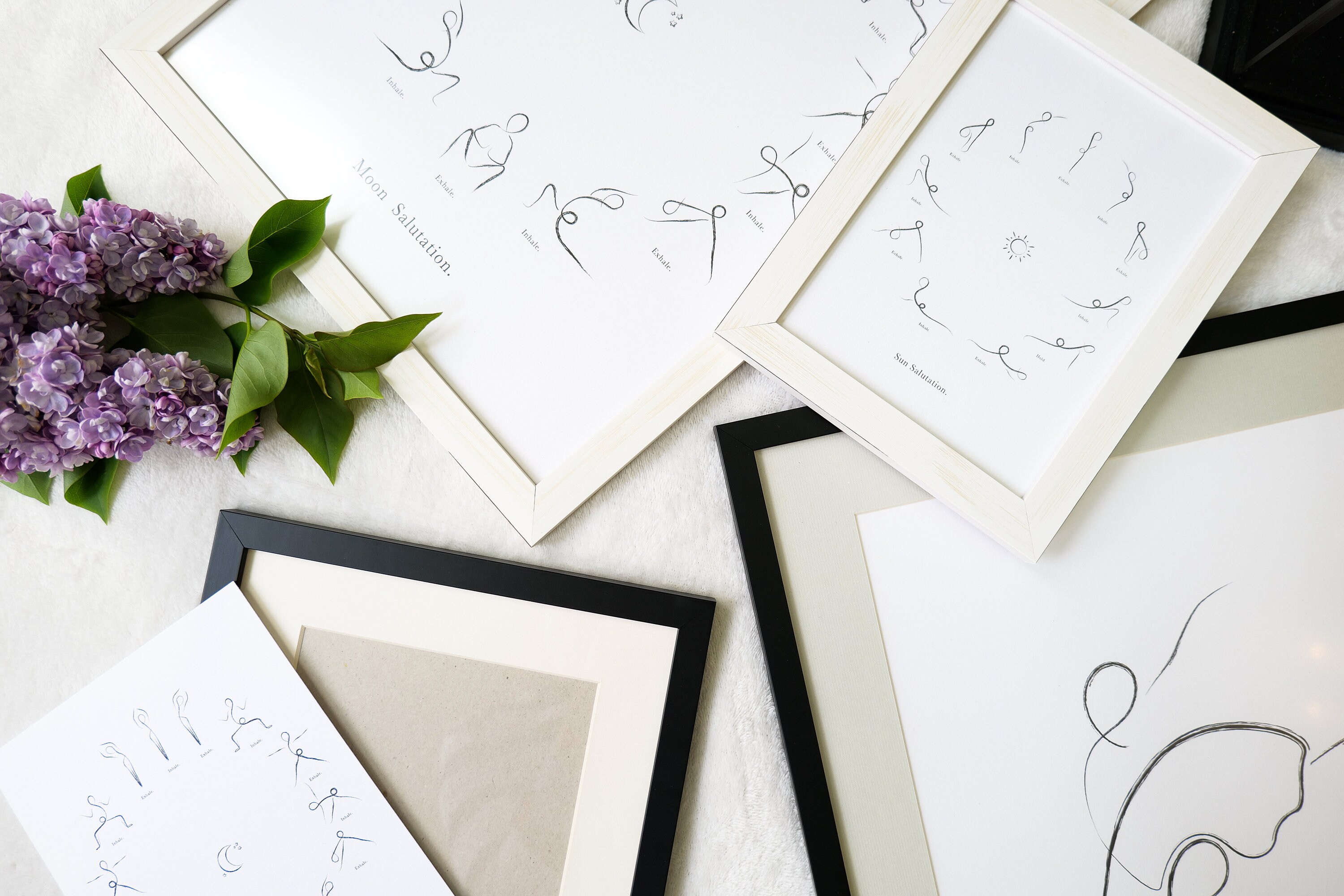 Framed Yoga Wall Art Yoga Studio Decor Yoga Art Print Etsy UK