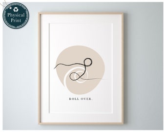 Lámina minimalista de Pilates, entrenamiento de Pilates, arte lineal de fitness, arte de estudio moderno, arte mural de Pilates, regalo para instructor de Pilates