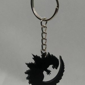 Godzilla keyring