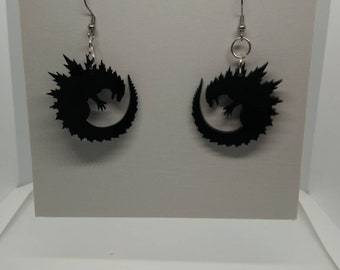 Godzilla Earrings