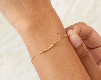Morse Code Bracelet | Personalized Hidden Message Jewelry | Mother's Day Gifts | Graduation Present