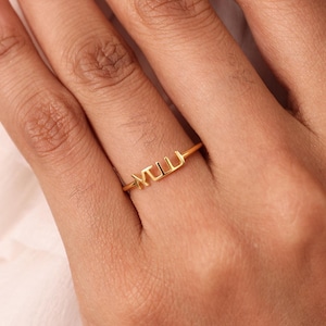 Hebrew Name Ring TSK Silver - Jewish Names - Mother's Day - Christmas Gifts